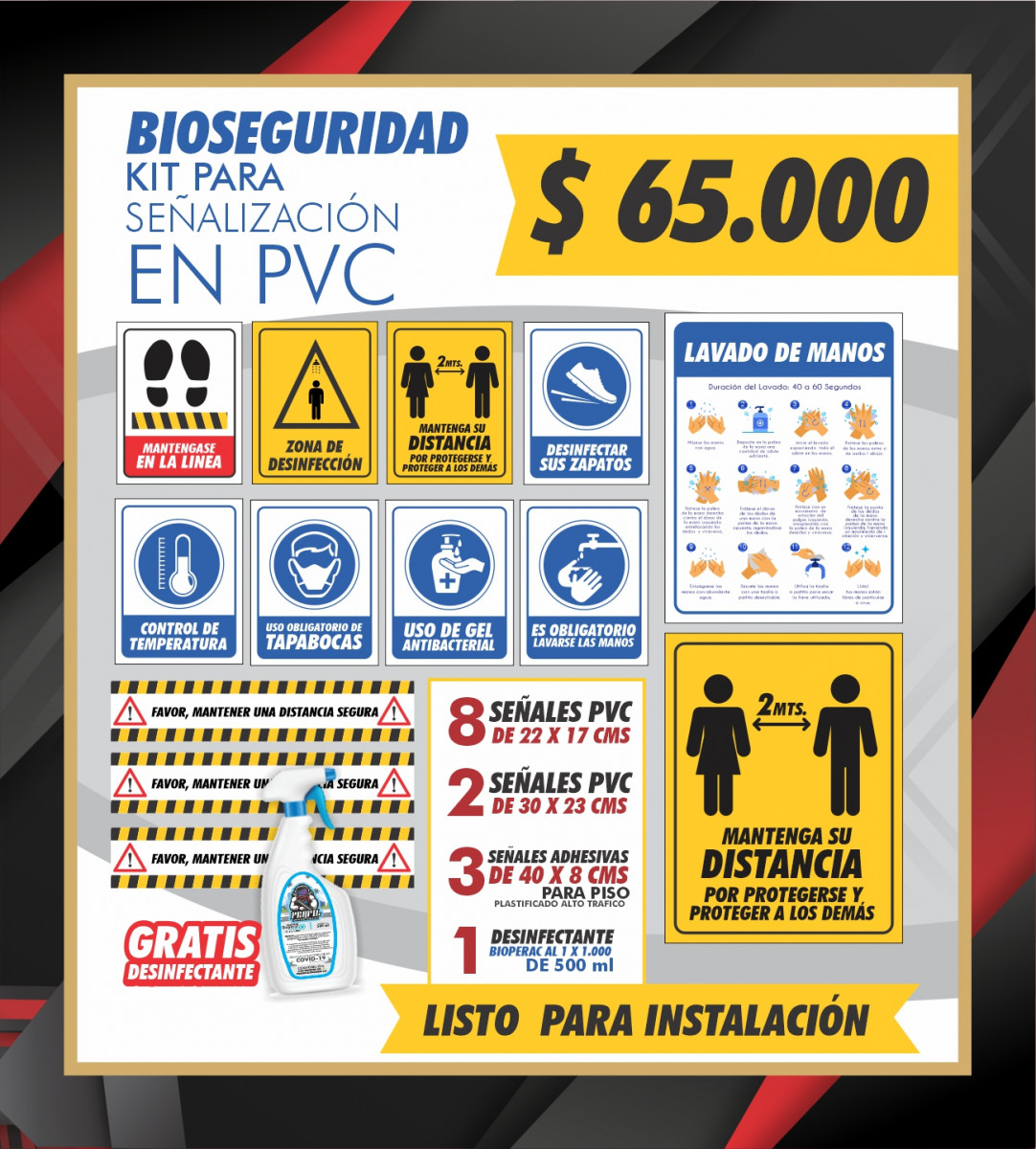 kit de bioseguridad