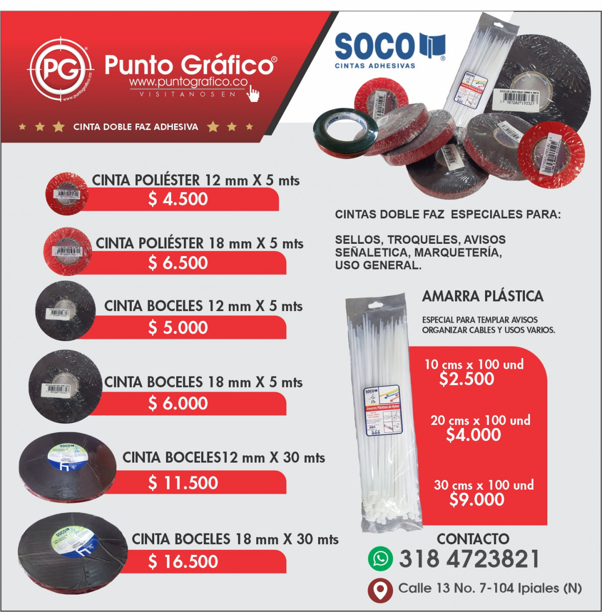 CINTAS DOBLE FAZ
