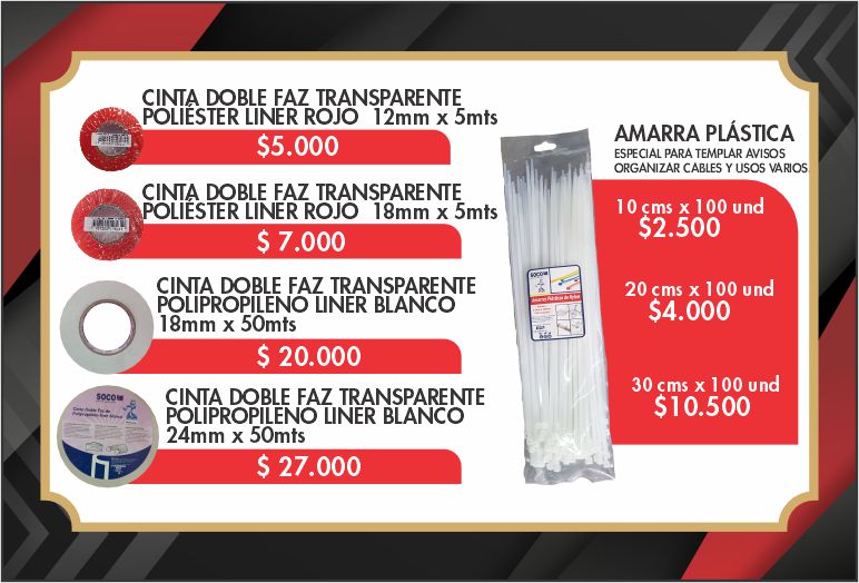 promociones especiales cintas